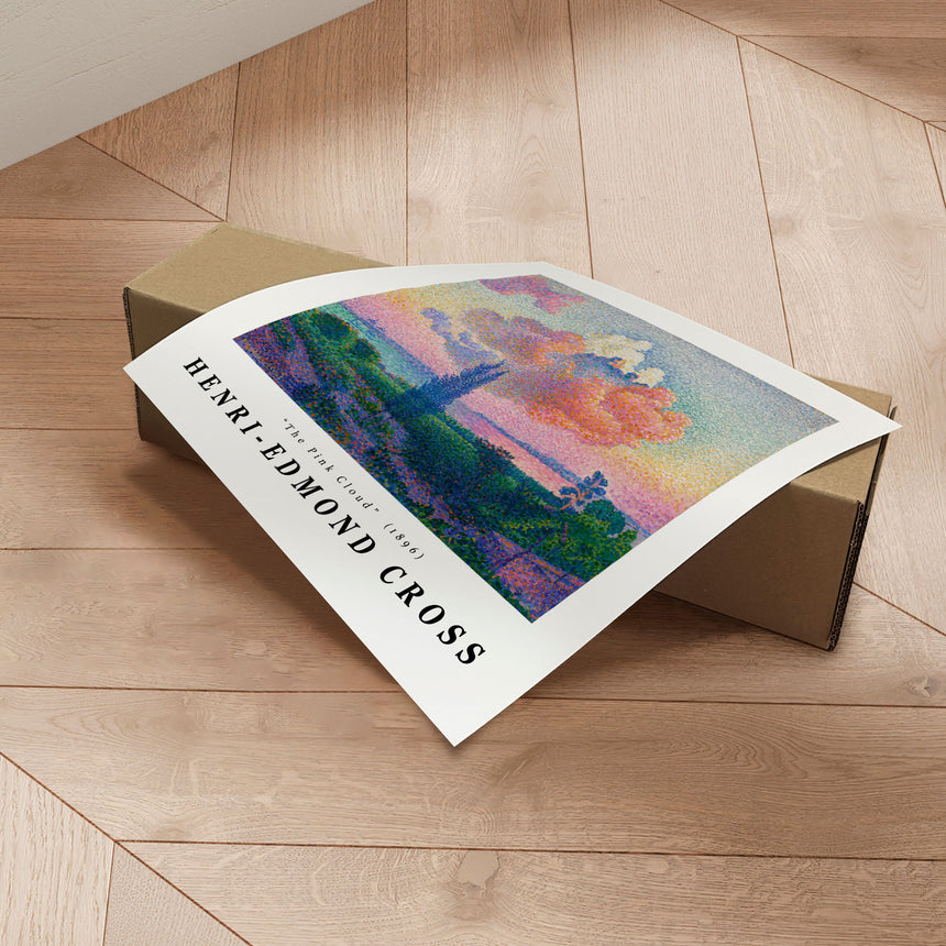 Plakat - The Pink Cloud - Henri-Edmond Cross - Incado