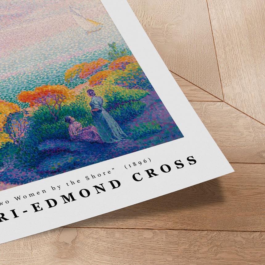 Plakat - Two Women by the Shore - Henri-Edmond Cross - Incado