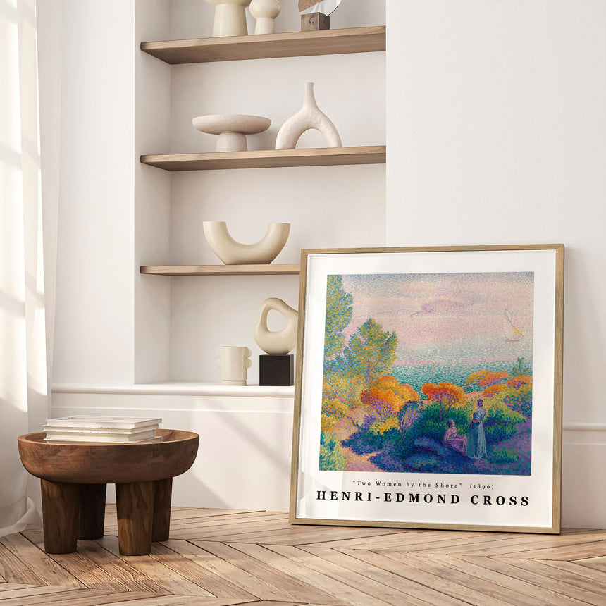 Plakat - Two Women by the Shore - Henri-Edmond Cross - Incado