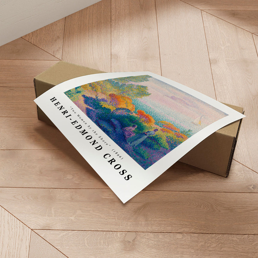 Plakat - Two Women by the Shore - Henri-Edmond Cross - Incado