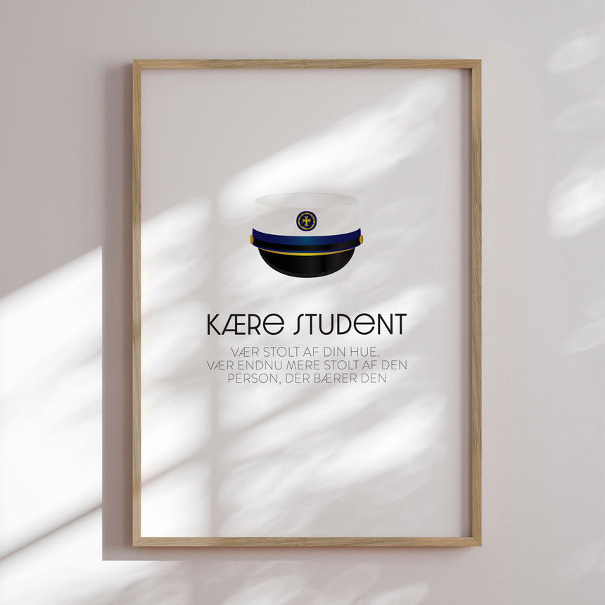 Plakat - Blå Student - Incado