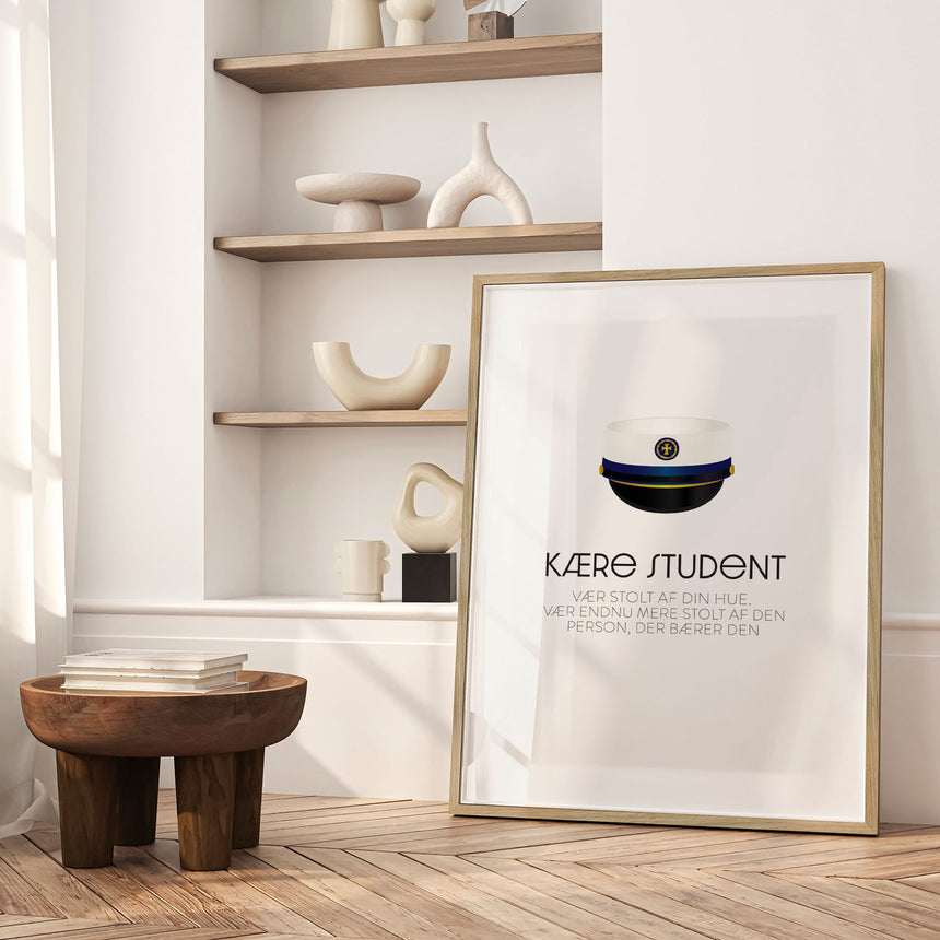 Plakat - Blå Student - Incado