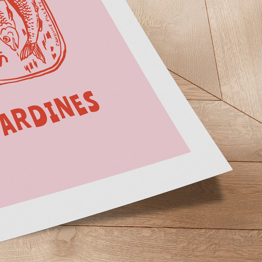 Plakat - Pink Sardines - Incado