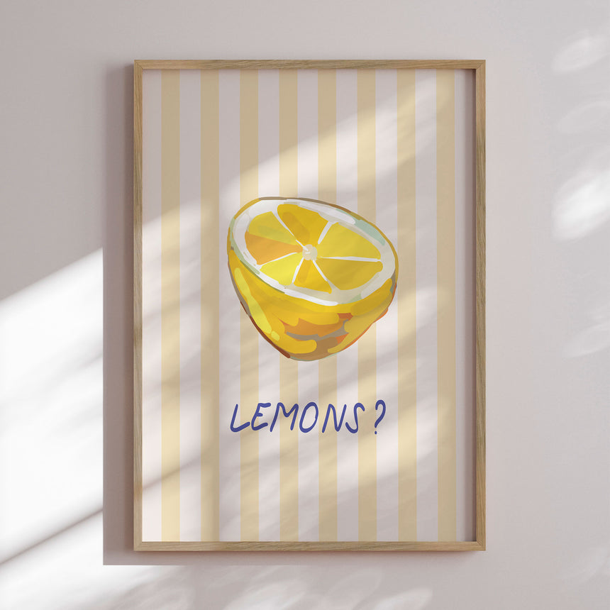 Plakat - Lemons? - Incado