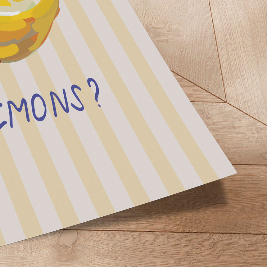 Plakat - Lemons? - Incado