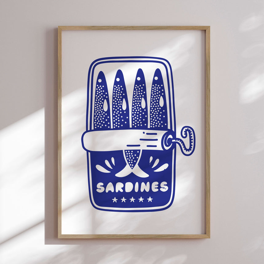 Plakat - Blue Sardines - Incado