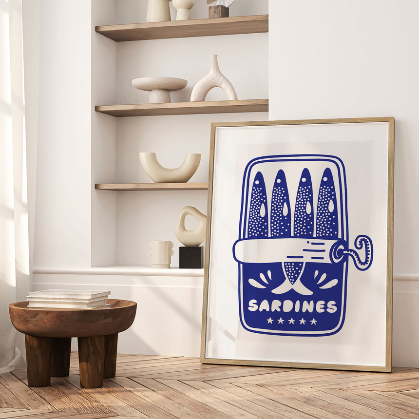Plakat - Blue Sardines - Incado