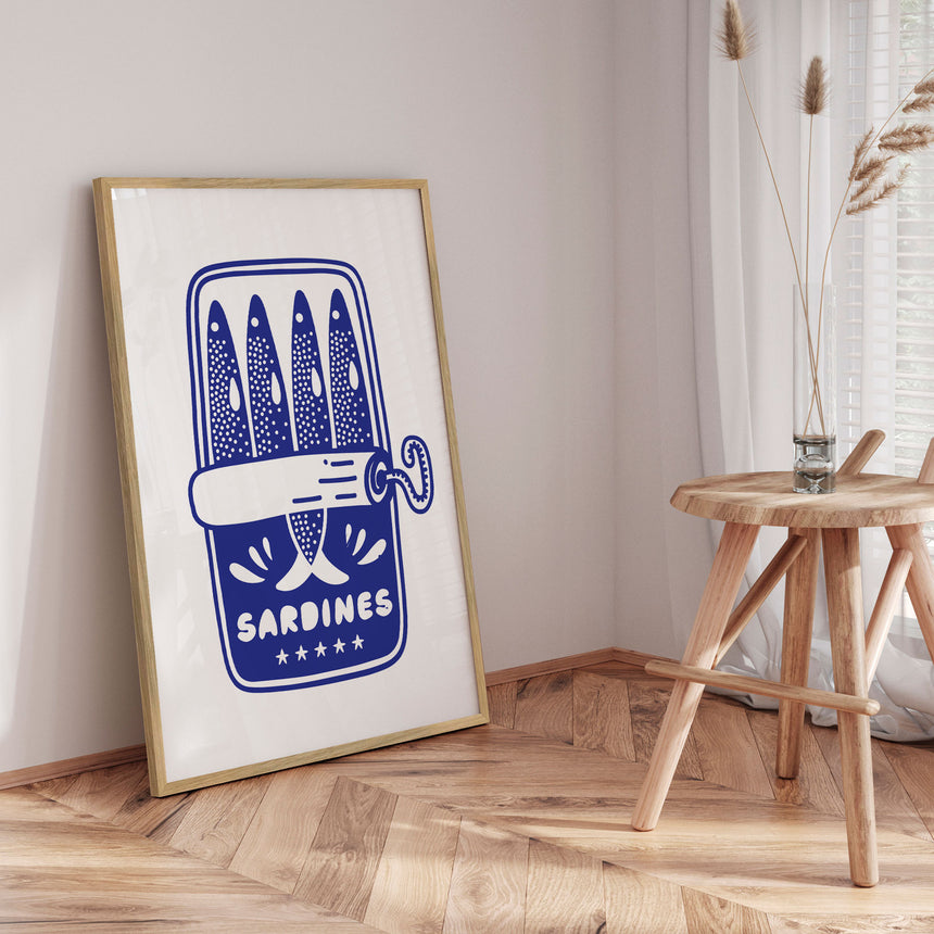 Plakat - Blue Sardines - Incado