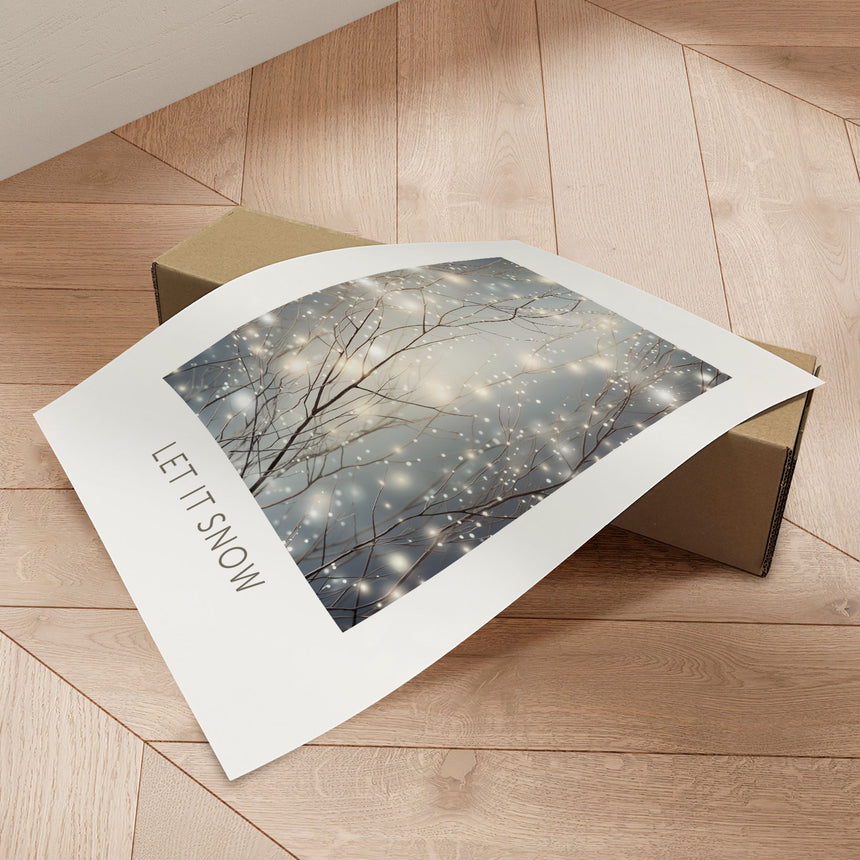 Plakat - Let it Snow