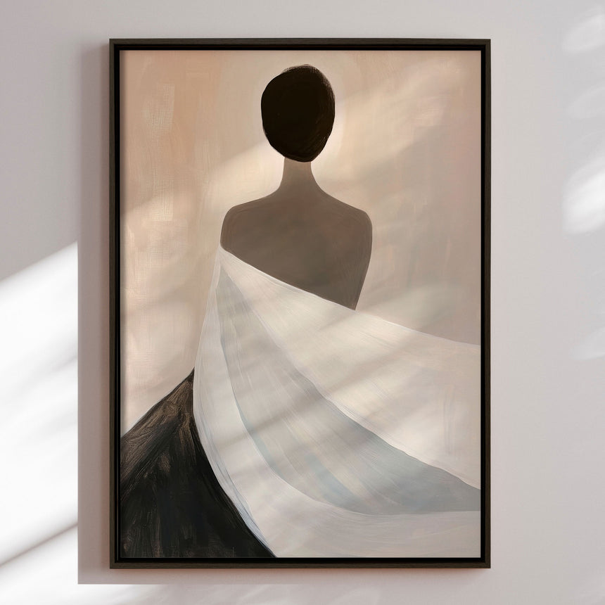 Lærredstryk - Silent Woman