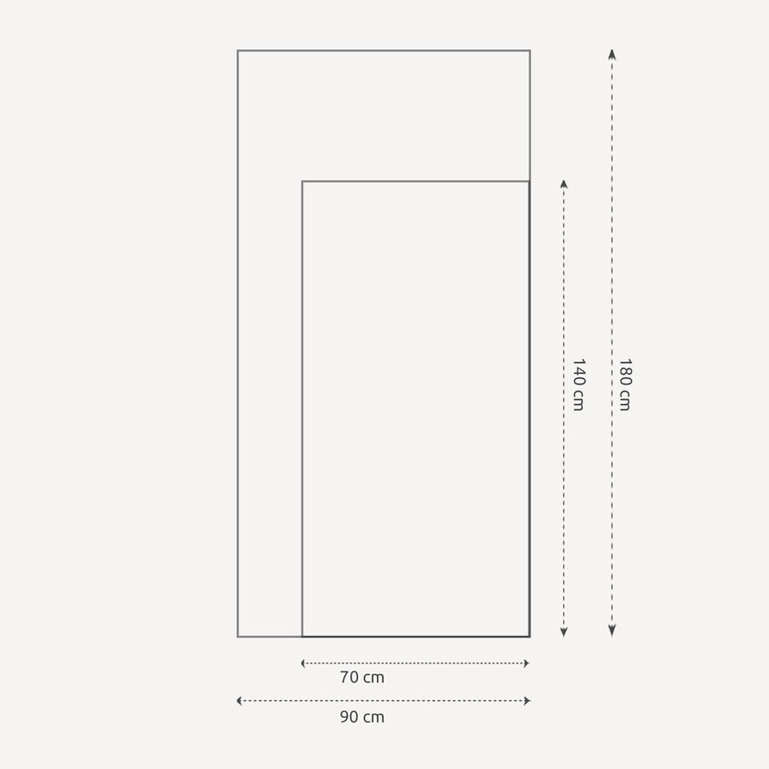 Håndlavet maleri med ramme - Dark Forest - Mixed media