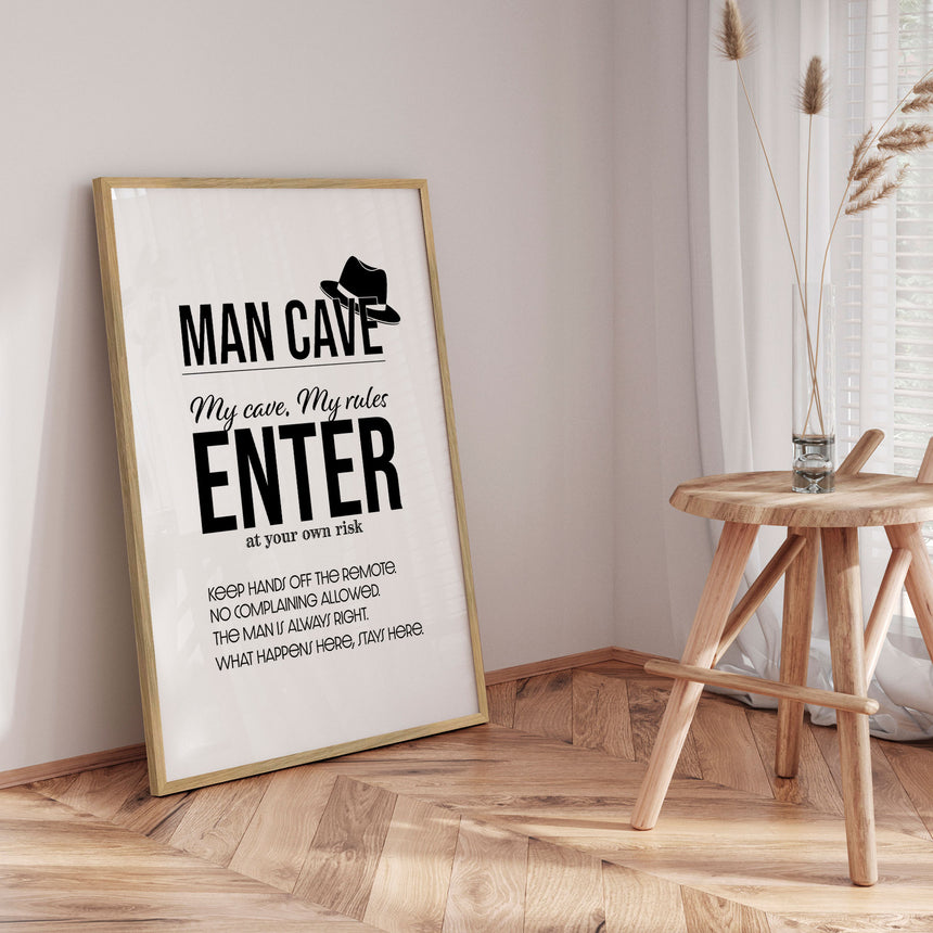 Plakat - Man Cave