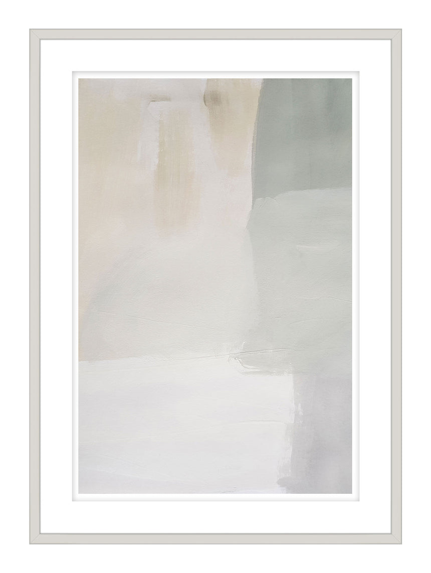 Luksus plakat i grøn ramme - Elementary I - École D´art - Incado