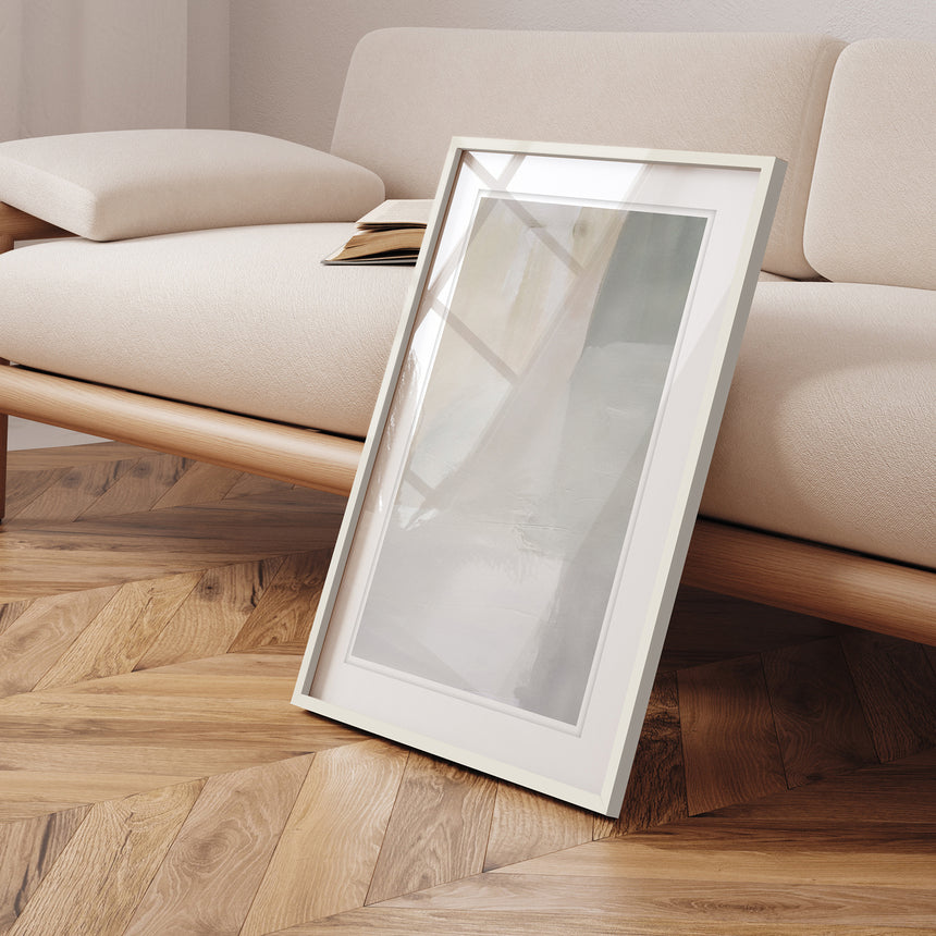 Luksus plakat i grøn ramme - Elementary I - École D´art - Incado