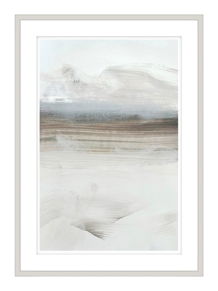 Luksus plakat i grå ramme - Horisonten - École D´art - Incado