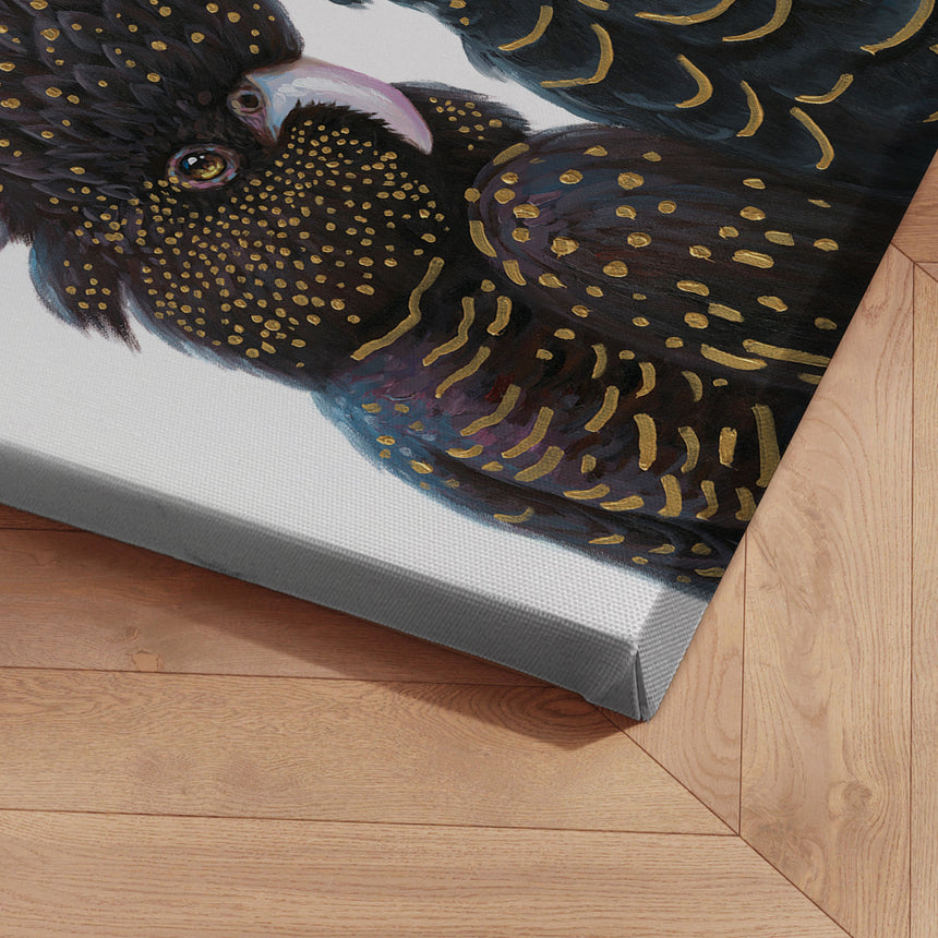 Håndlavet maleri - Lovebirds - Mixed media - Incado