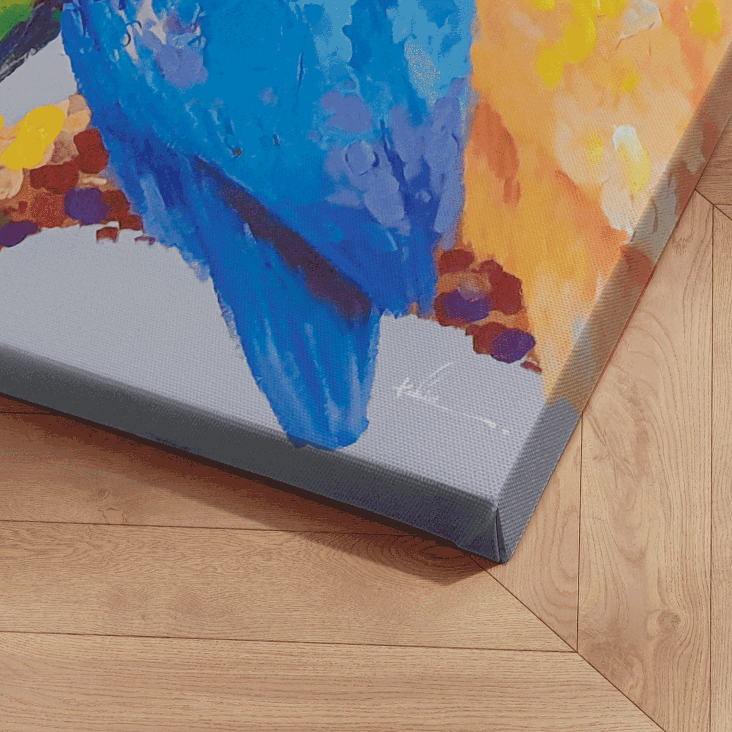 Håndlavet maleri - Birds - Mixed media - Incado