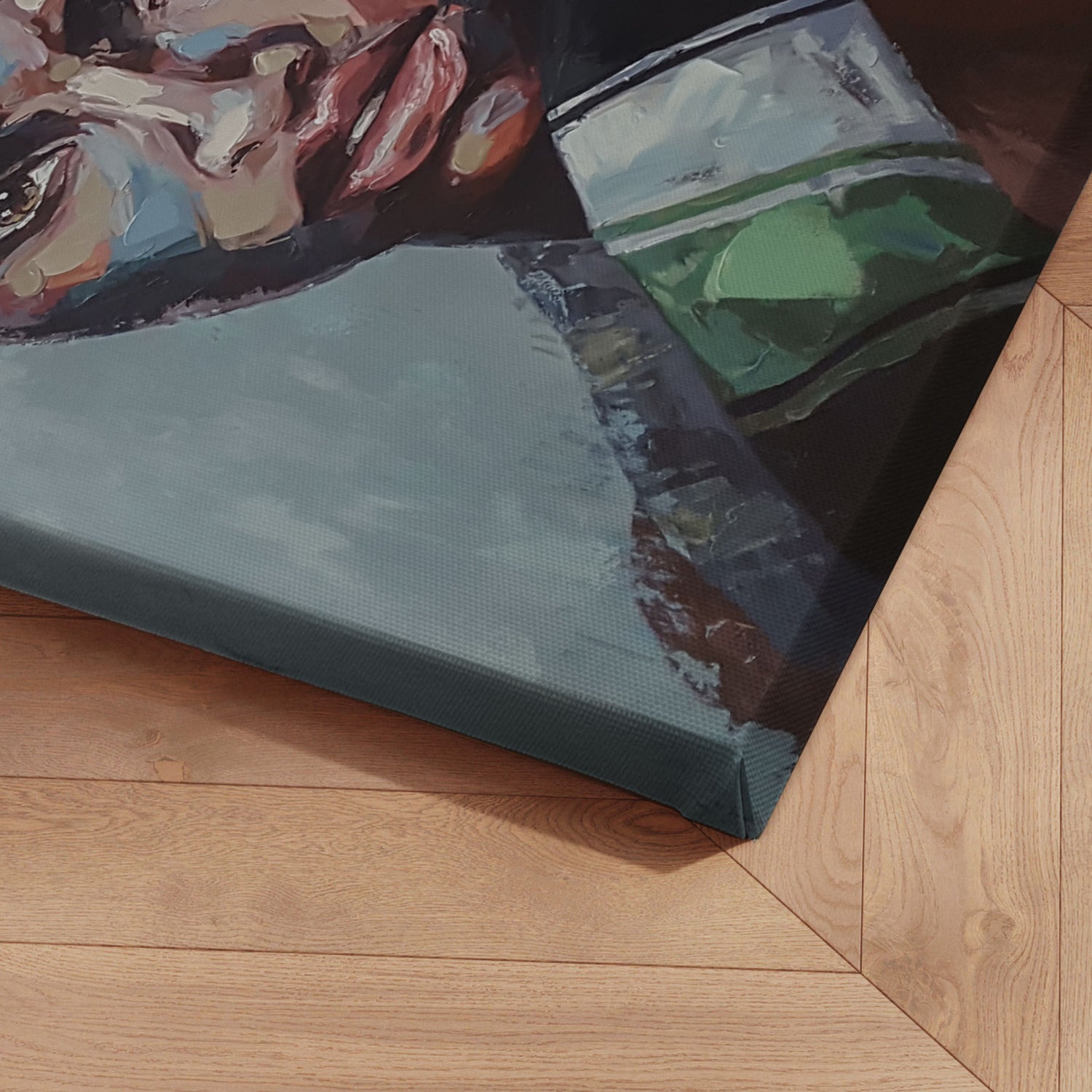 Håndlavet maleri - African Woman - Mixed media - Incado