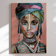 Håndlavet maleri - African Beauty - Mixed media - Incado