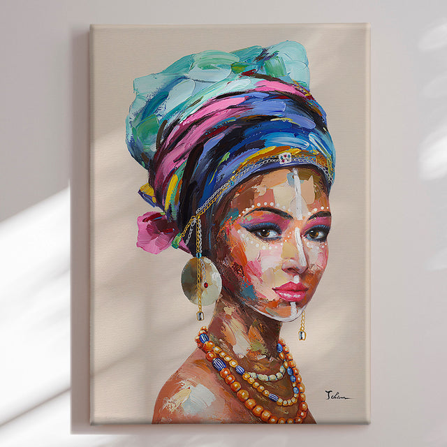 Håndlavet maleri - Khaleesi - Mixed media - Incado