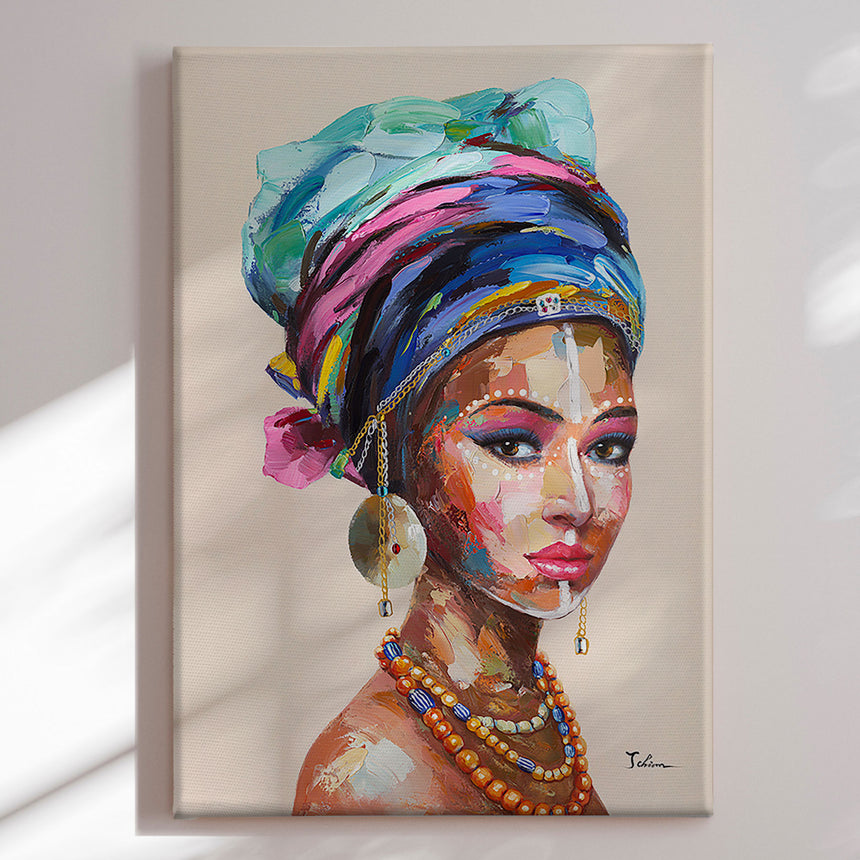 Håndlavet maleri - Khaleesi - Mixed media - Incado