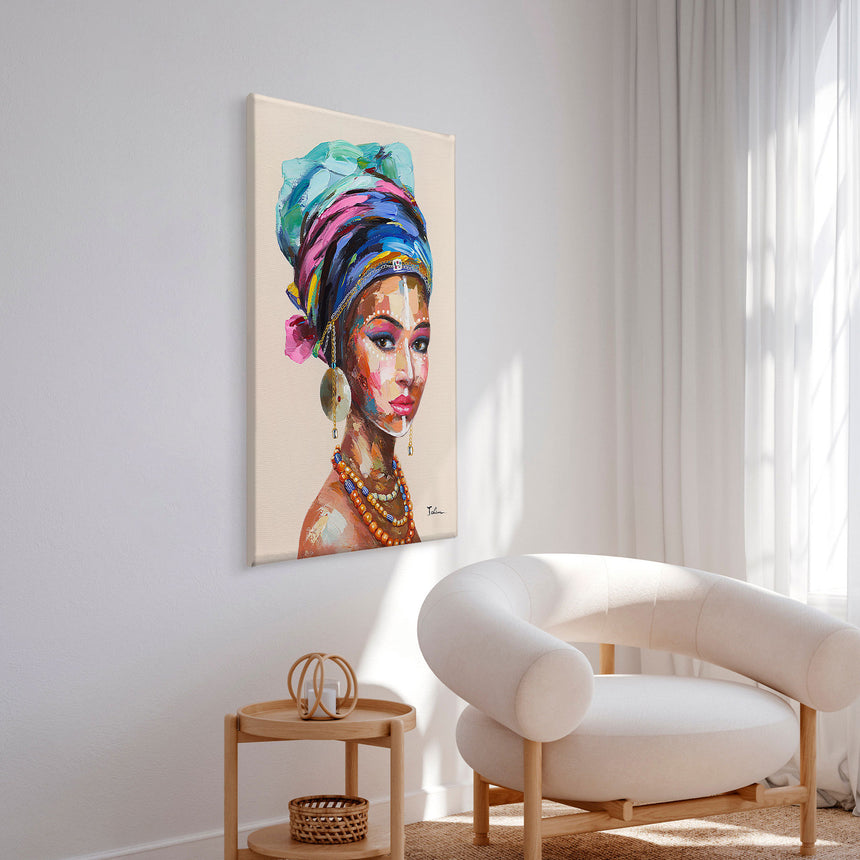 Håndlavet maleri - Khaleesi - Mixed media - Incado