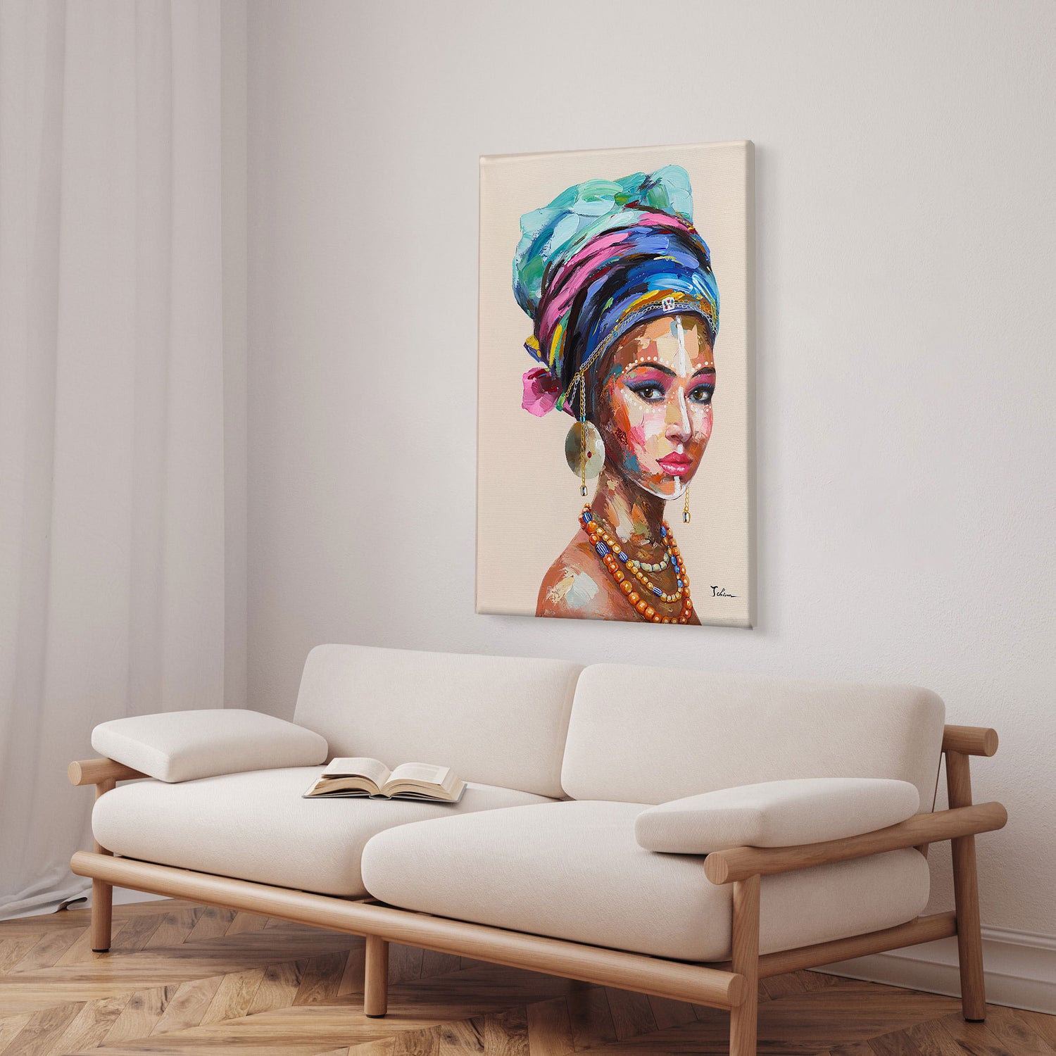 Håndlavet maleri - Khaleesi - Mixed media - Incado