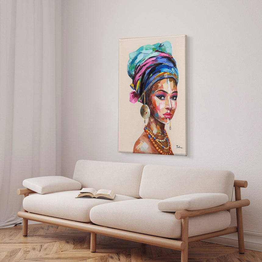 Håndlavet maleri - Khaleesi - Mixed media - Incado