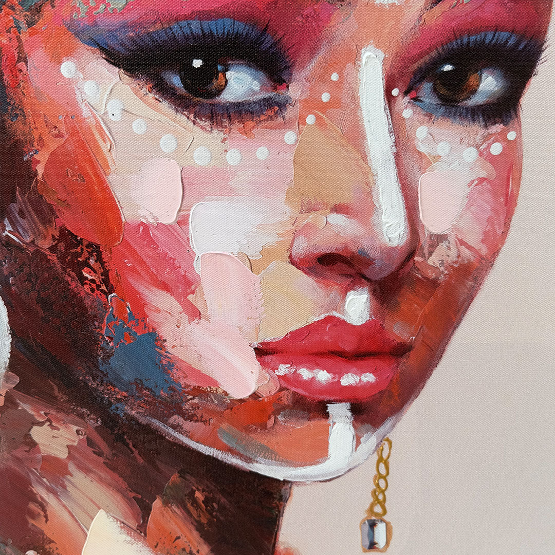 Håndlavet maleri - Khaleesi - Mixed media - Incado