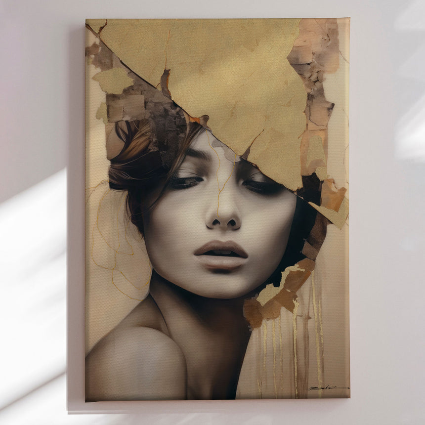 Håndlavet maleri - Grace - Mixed media - Incado