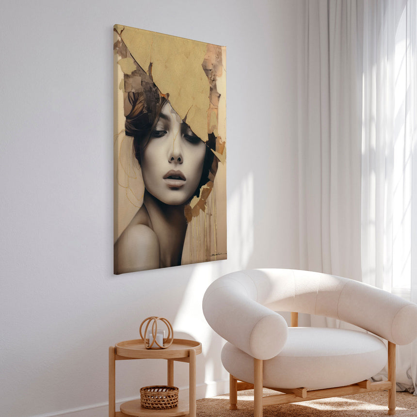 Håndlavet maleri - Grace - Mixed media - Incado