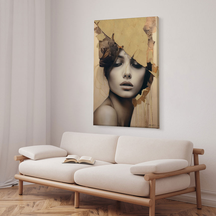 Håndlavet maleri - Grace - Mixed media - Incado