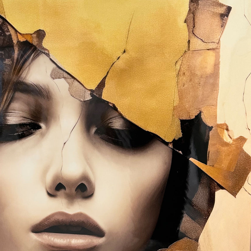 Håndlavet maleri - Grace - Mixed media