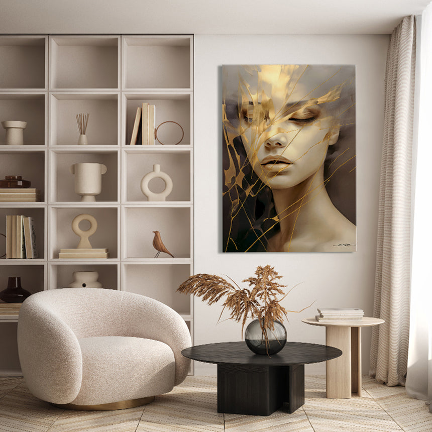 Håndlavet maleri - Eleanor - Mixed media - Incado