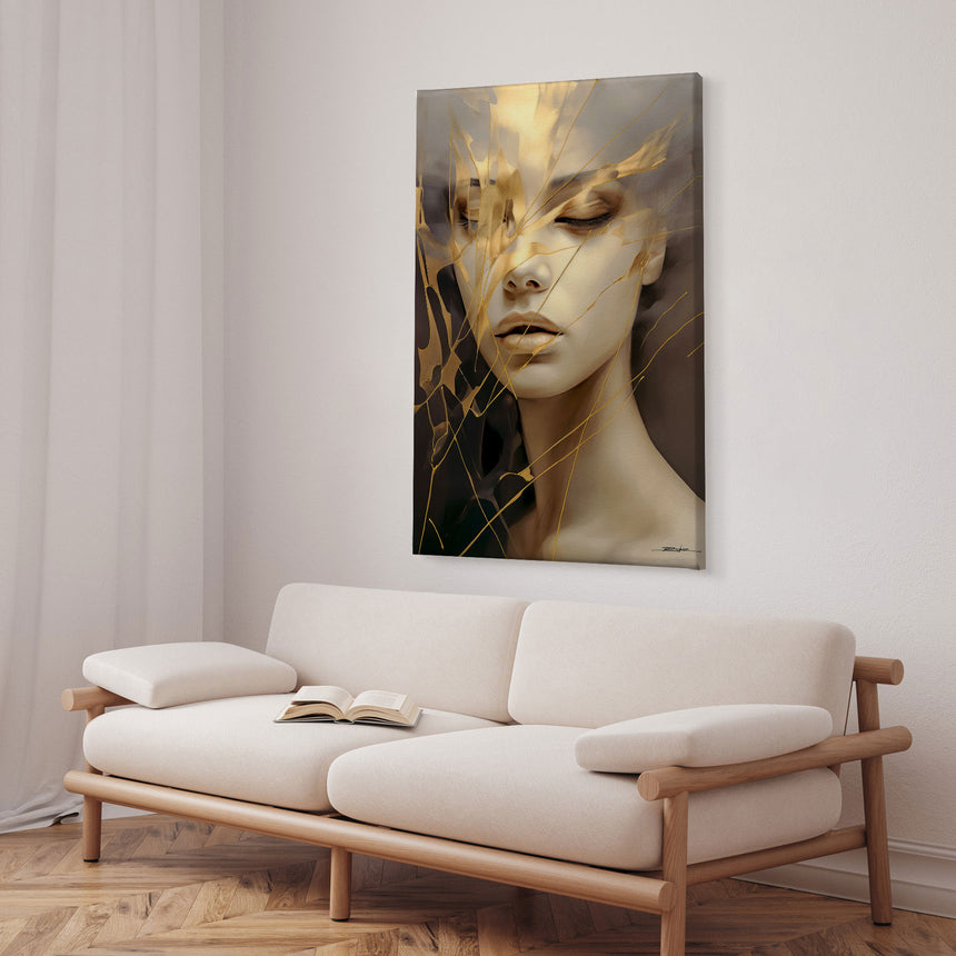 Håndlavet maleri - Eleanor - Mixed media - Incado