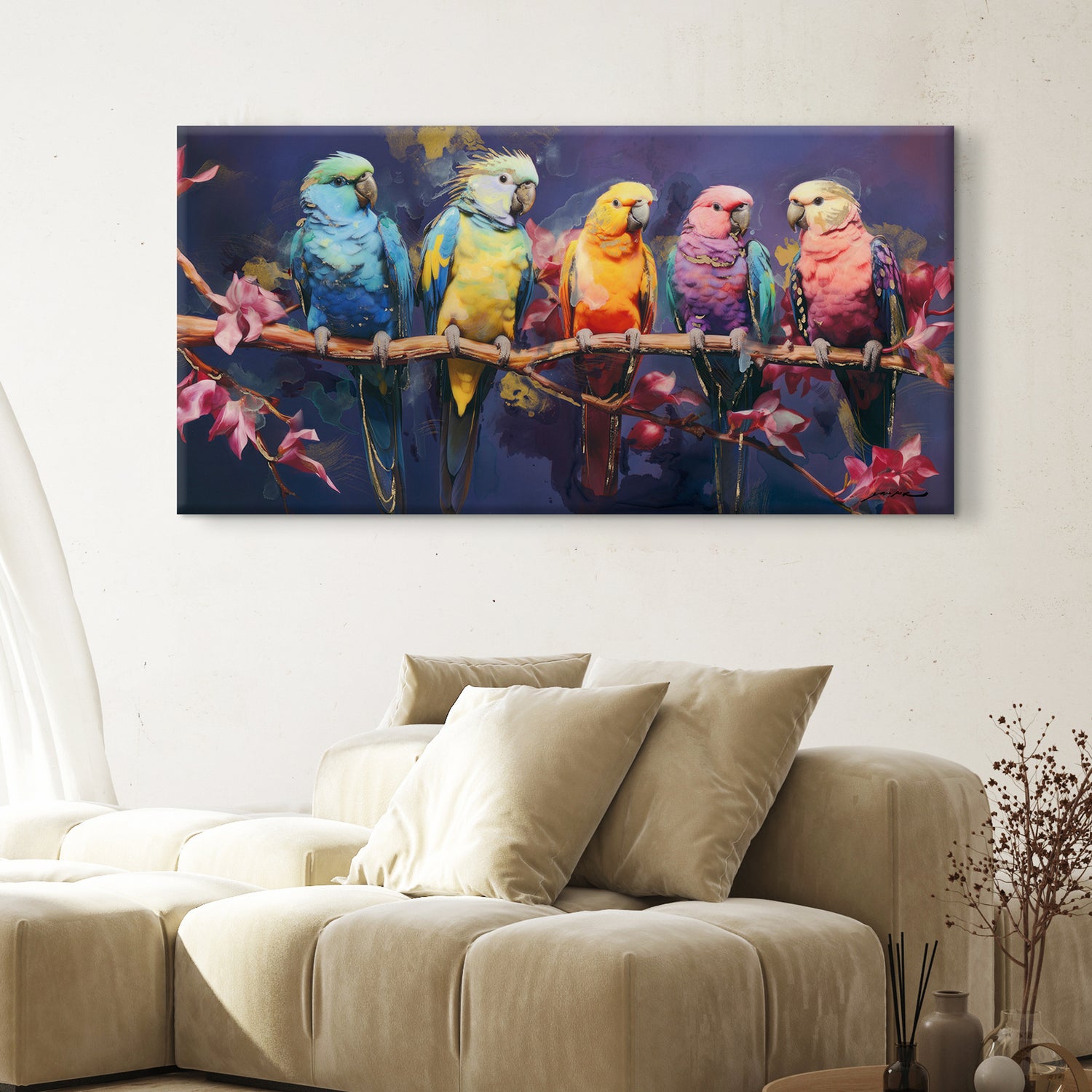 Håndlavet maleri - We Are Nice - Mixed media - Incado