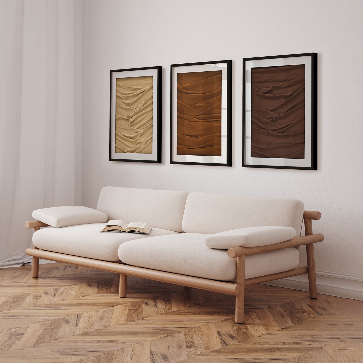 Struktur maleri - Earth  - Canvas Fold - Incado