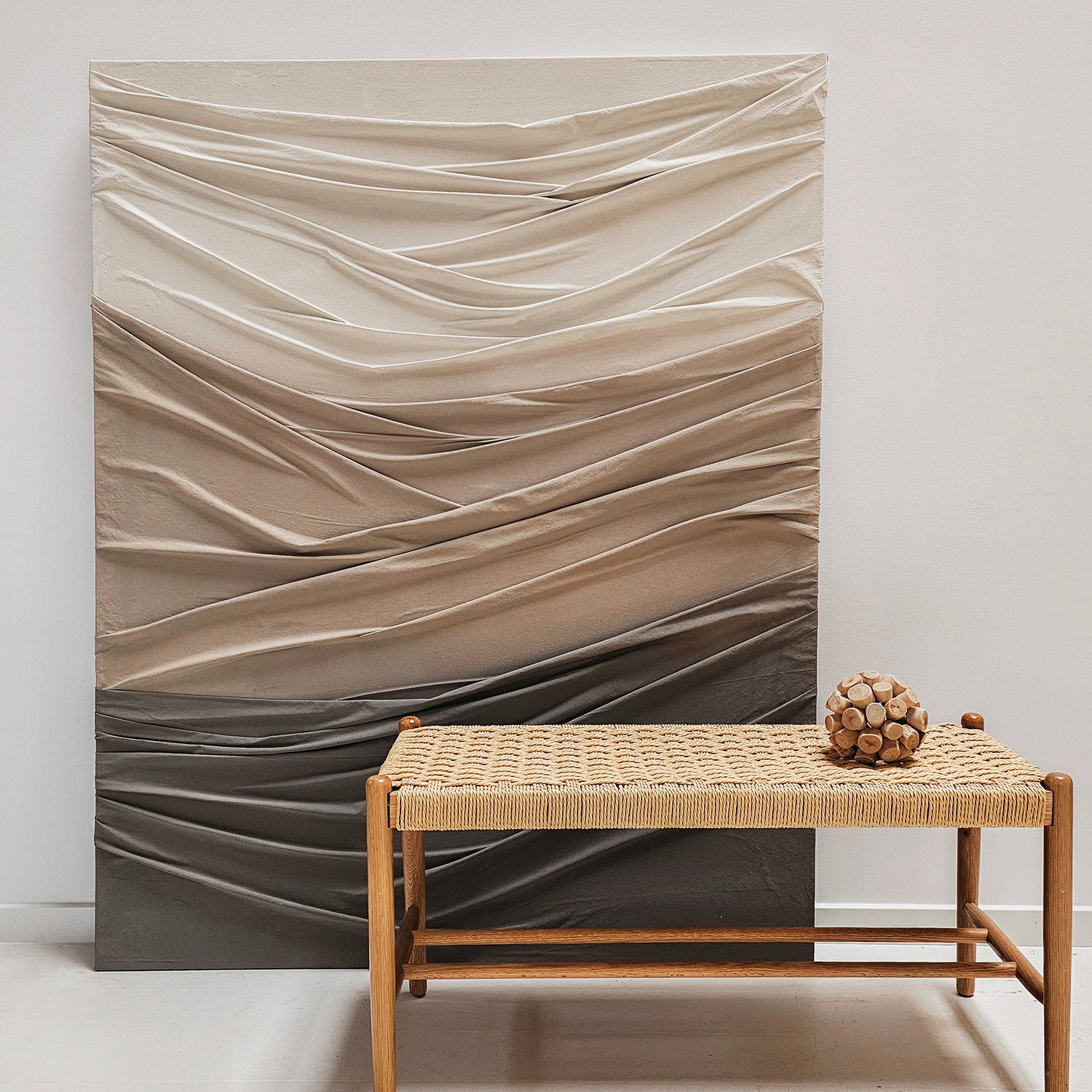 Struktur maleri - Colorful Flow - Canvas Fold - Incado