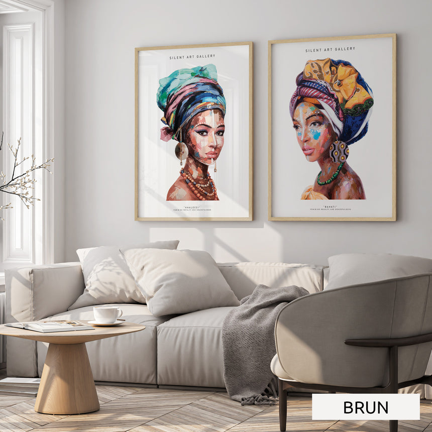 Billedvæg m. rammer og plakater - Duo - Incado