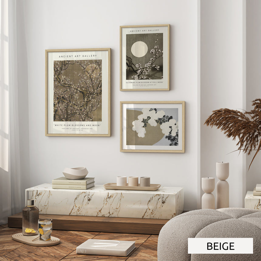 Billedvæg m. rammer og plakater - Elegance - Incado