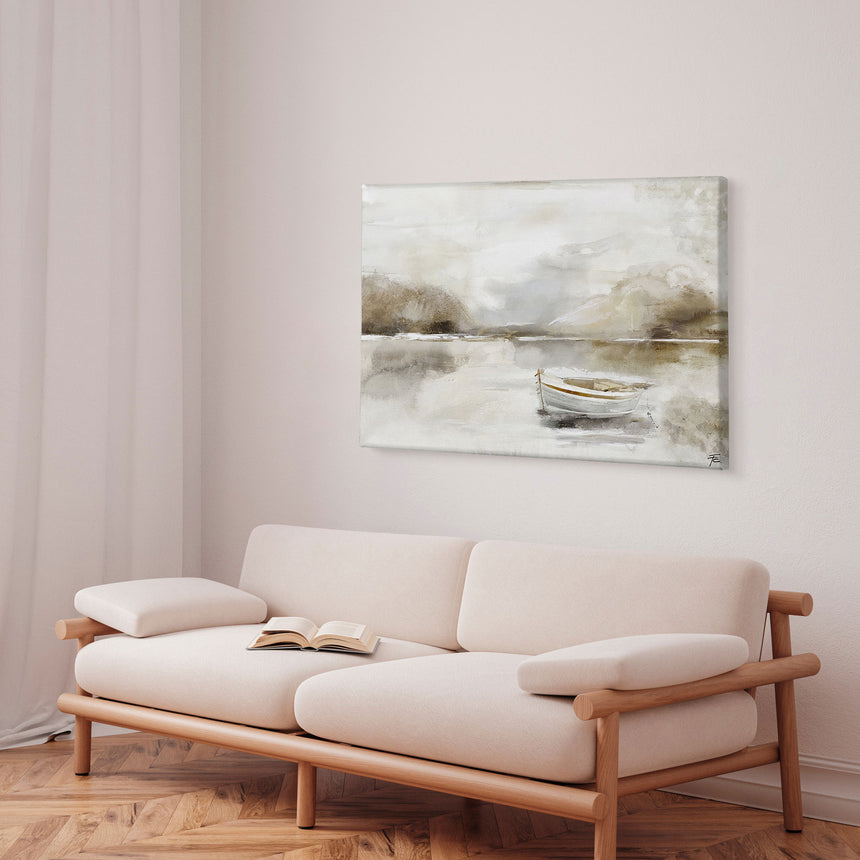 Håndlavet maleri - Dream Lake - Mixed media - Incado