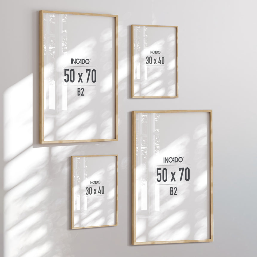 Billedvæg m. rammer og plakater - Harmony - Incado