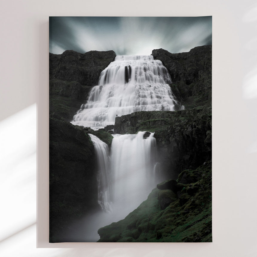 Lærredstryk - Dynjandi - Mads Iversen