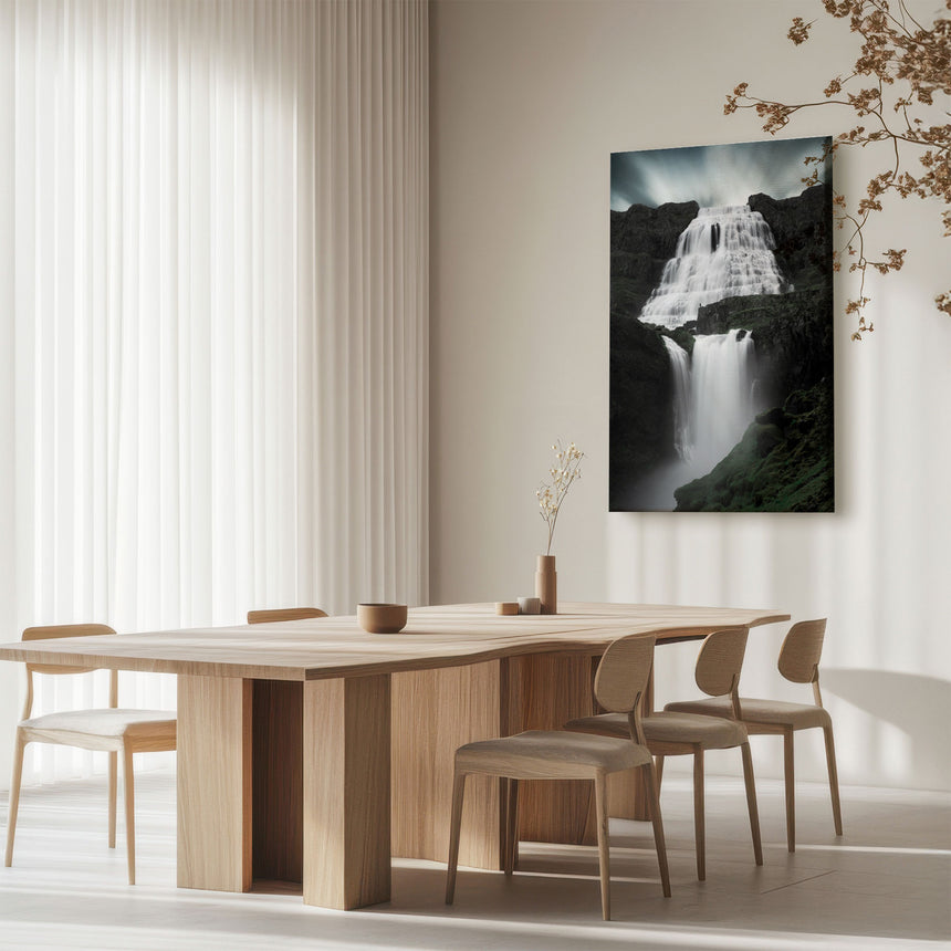 Lærredstryk - Dynjandi - Mads Iversen