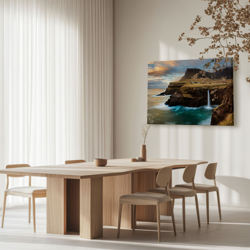 Lærredstryk - Gasadalur - Mads Iversen