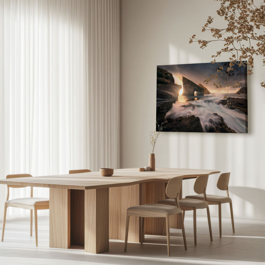 Lærredstryk - Drangarnir - Mads Iversen