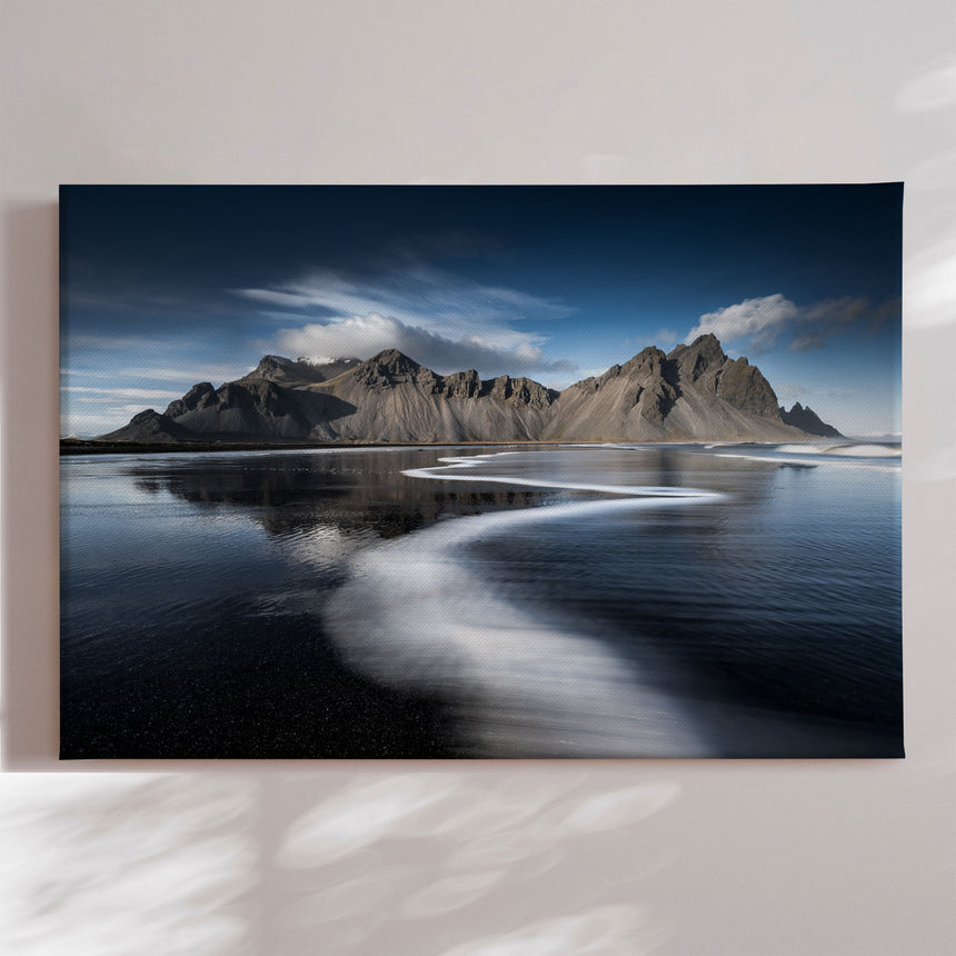Lærredstryk - Stokksnes Iceland - Mads Iversen