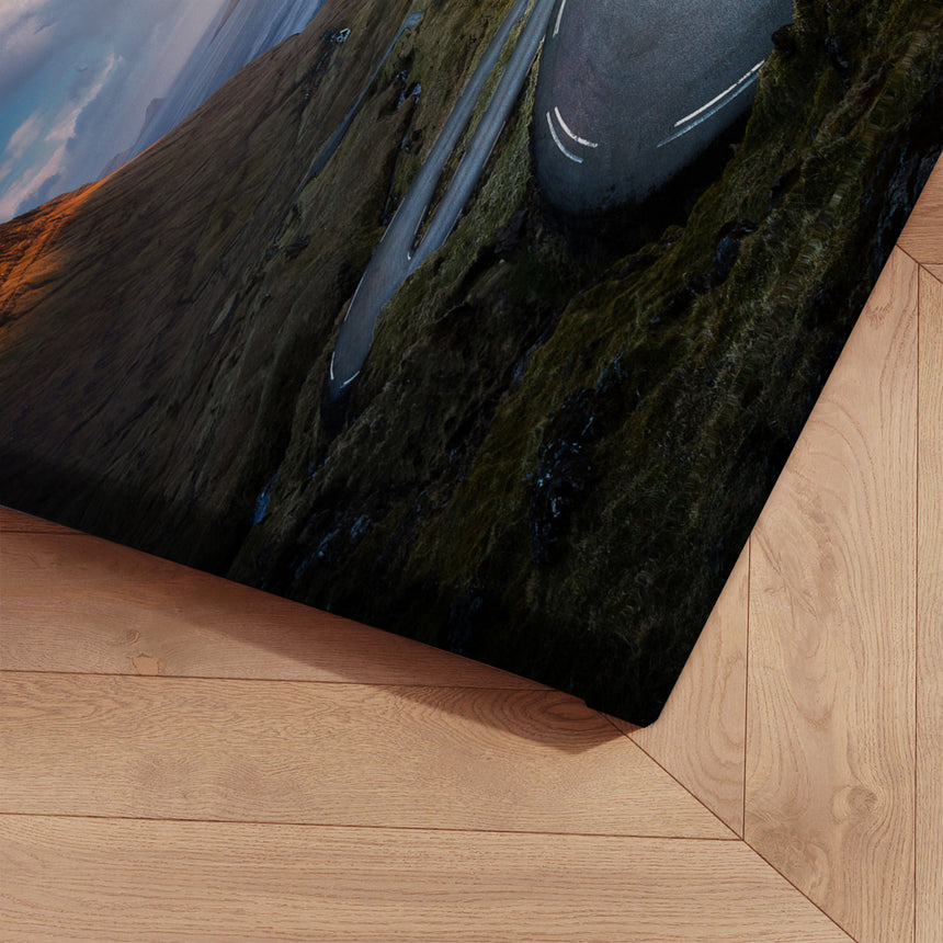 Lærredstryk - Nordradalur Sunset - Mads Iversen