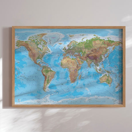 Verdenskort - Clarity - Plakat - Incado