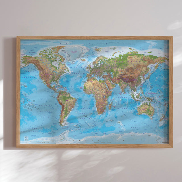 Verdenskort - Clarity - Plakat - Incado